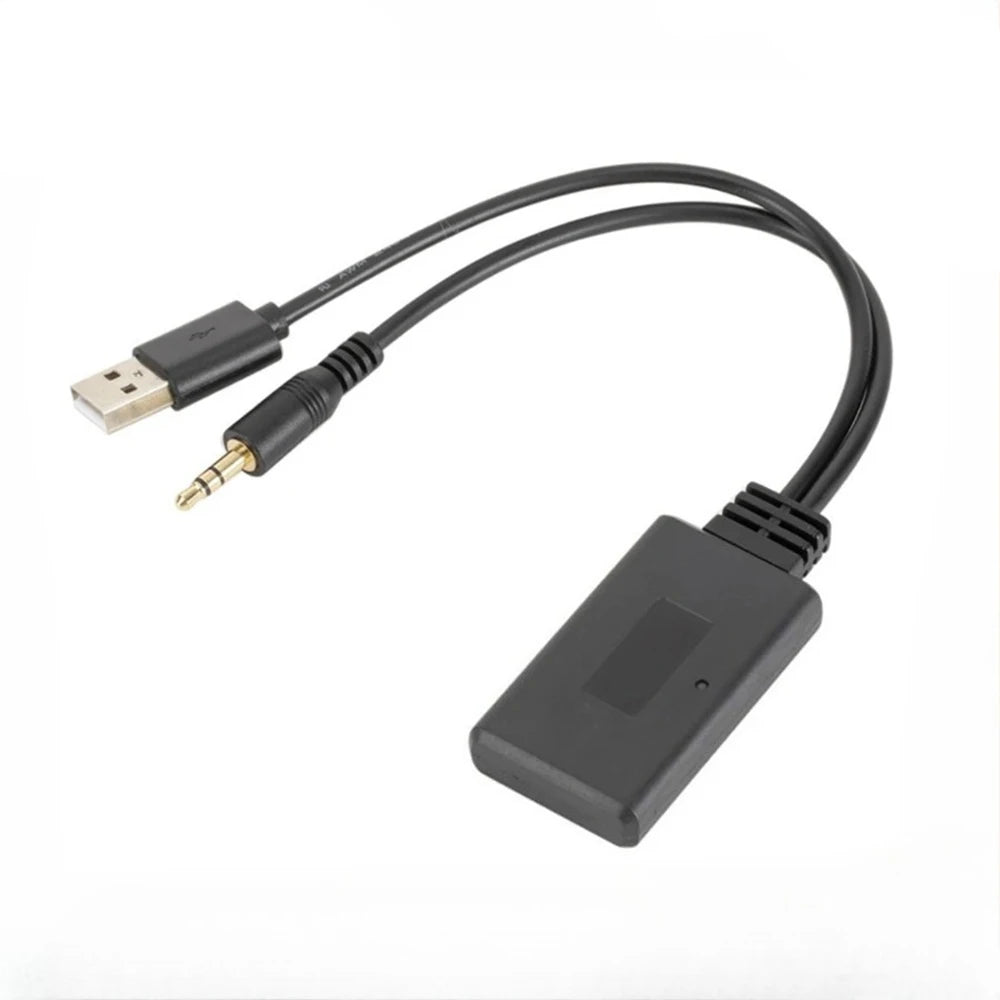 Bluetooth 5.0 Car Receiver – AUX USB Wireless Audio Adapter