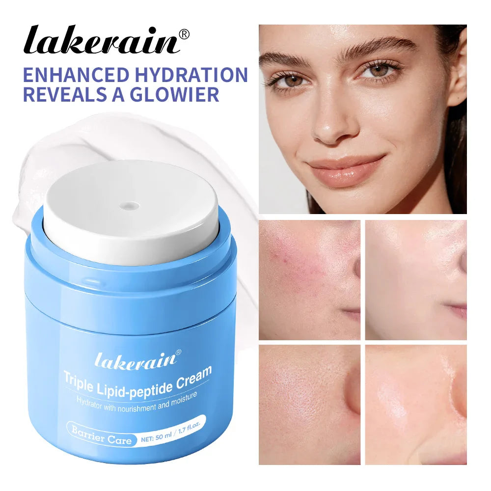 Triple Lipid Peptide Face Cream – Deep Hydration Moisturizer