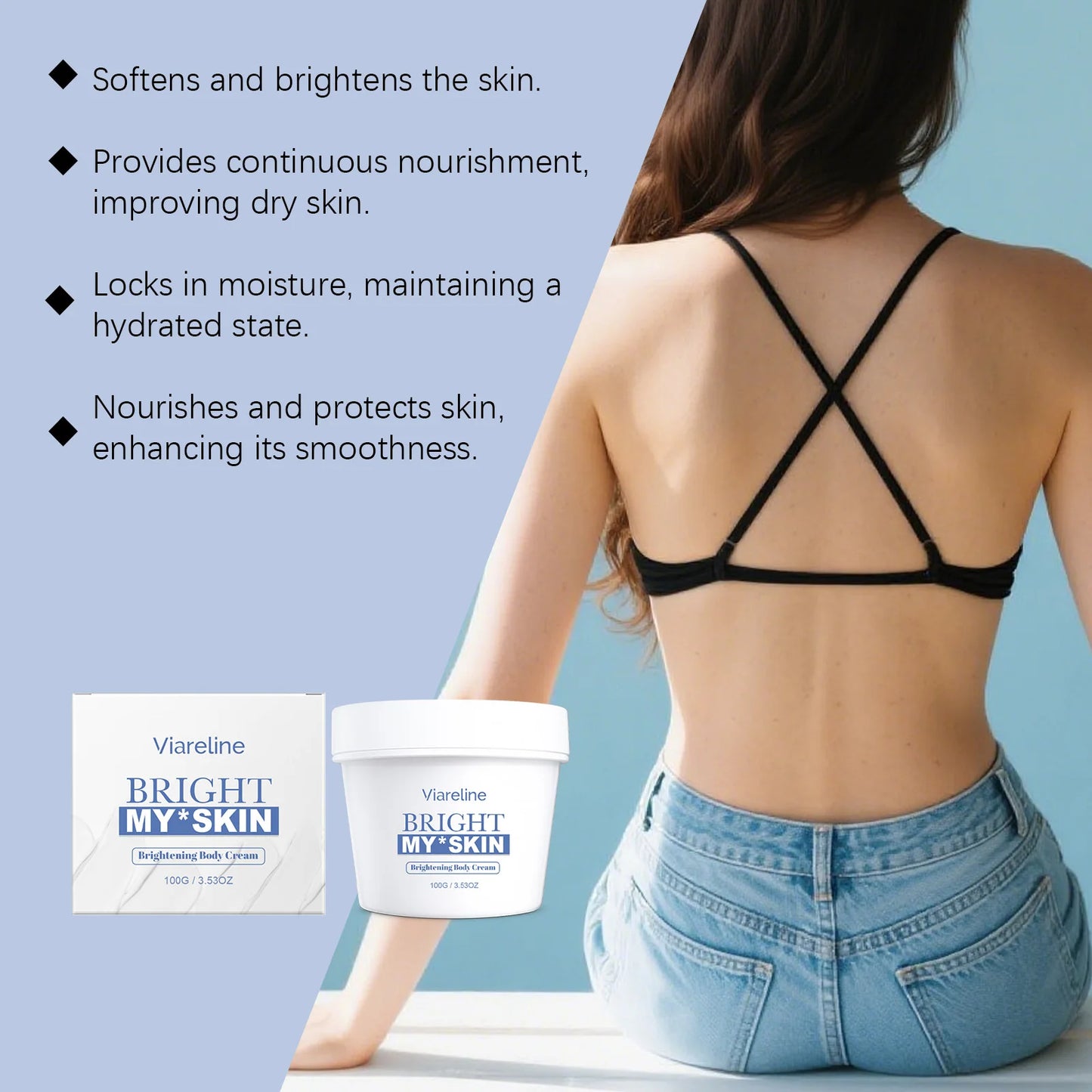 Brightening Body Lotion Natural Rice And Goat Milk Extracts Deep Hydrating Nourishing For Dry Sensitive Skin Daily Use Peaceful Pleasures Health and Wellness
