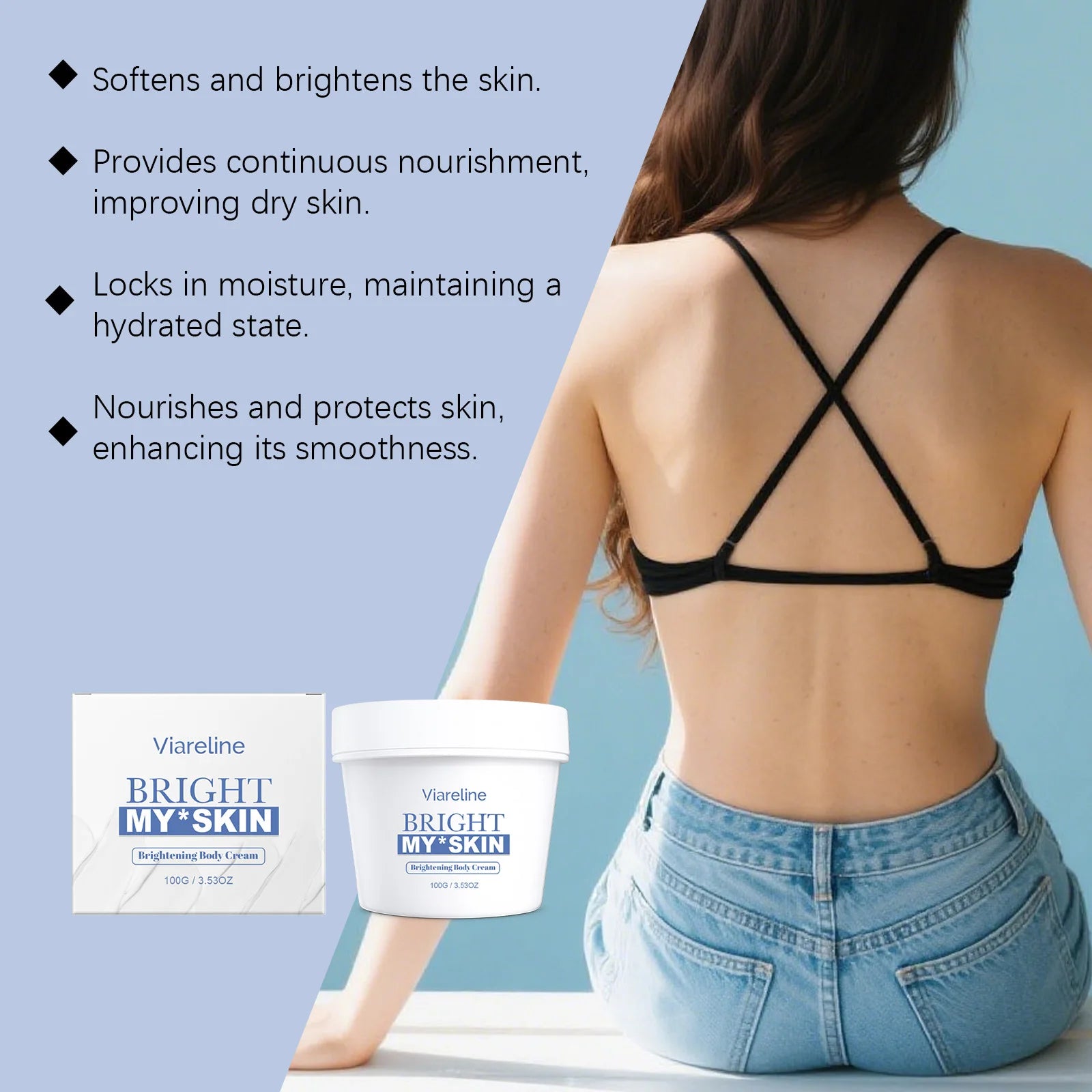 Brightening Body Lotion Natural Rice And Goat Milk Extracts Deep Hydrating Nourishing For Dry Sensitive Skin Daily Use Peaceful Pleasures Health and Wellness