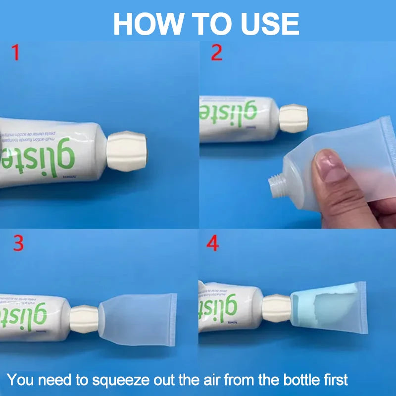Toothpaste Squeezer Adapter No-spill Tube Roller Travel Home Bathroom