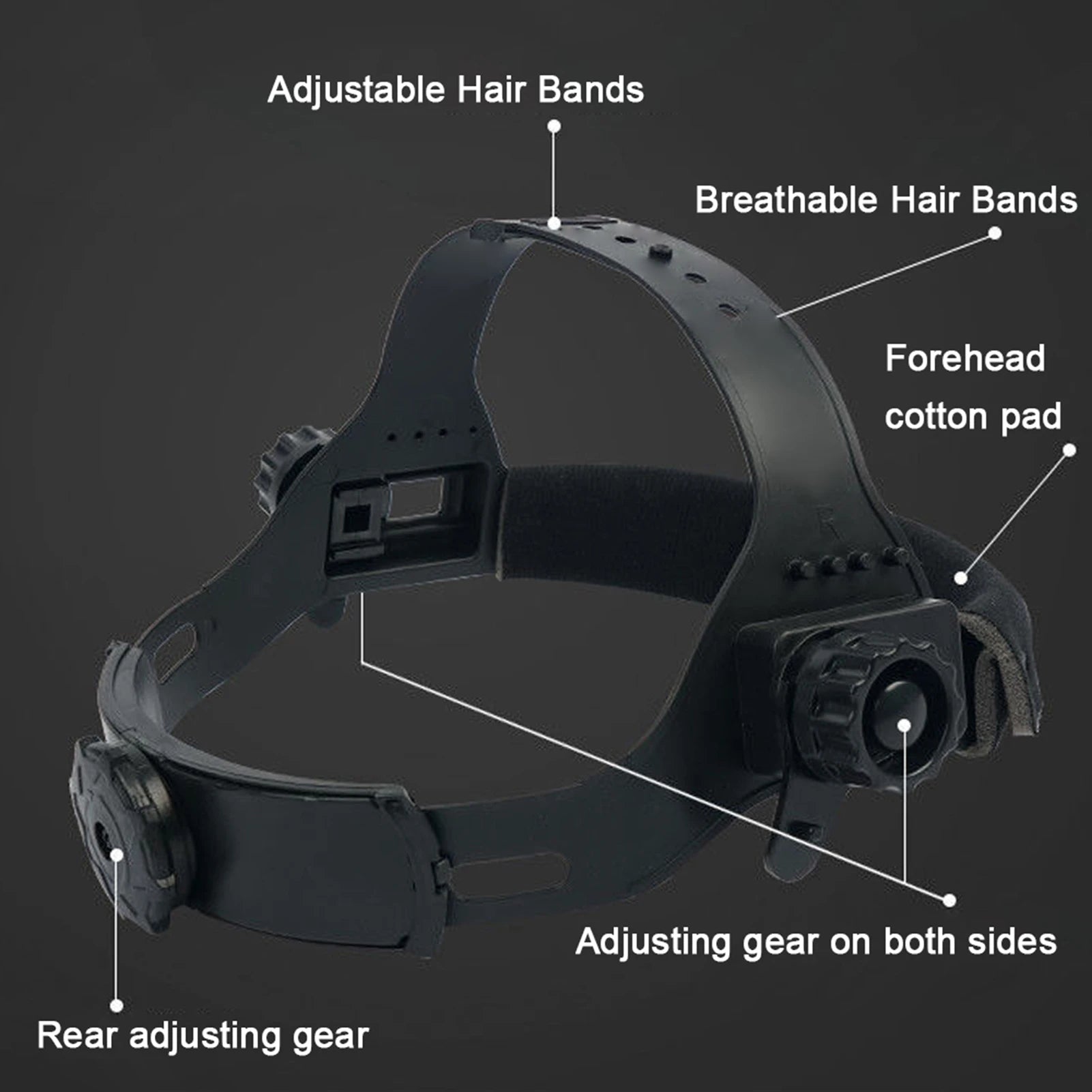 Automatic Dimming Welding Facemask Large View True Color Auto Darkening Welding Facemask 130℃ High Temperature Resistant Peaceful Pleasures Health and Wellness