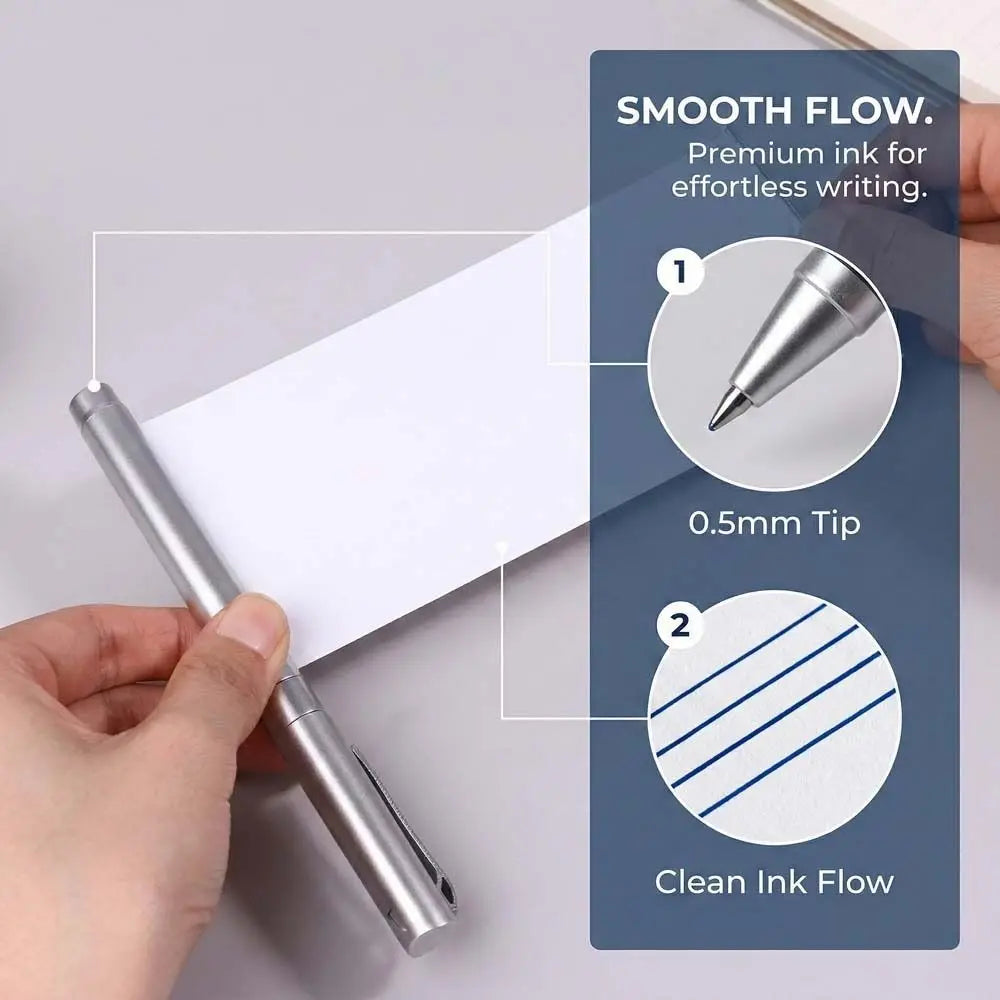 Exams and Notes Retractable Invisible Pen Educational Neutral Pen Pull Paper Pen Writable Secret Information Notes Paper Pen Peaceful Pleasures Health and Wellness