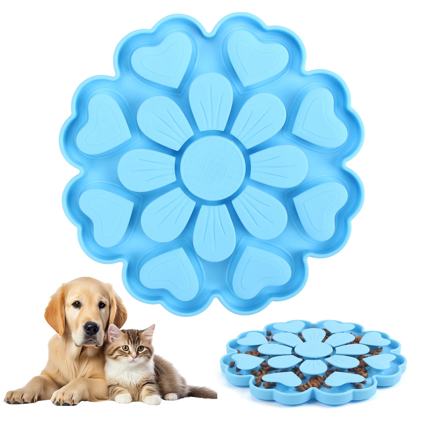 Pet Slow Feeder Bowl Licking Pad Lick Suction Cup Choke Proof