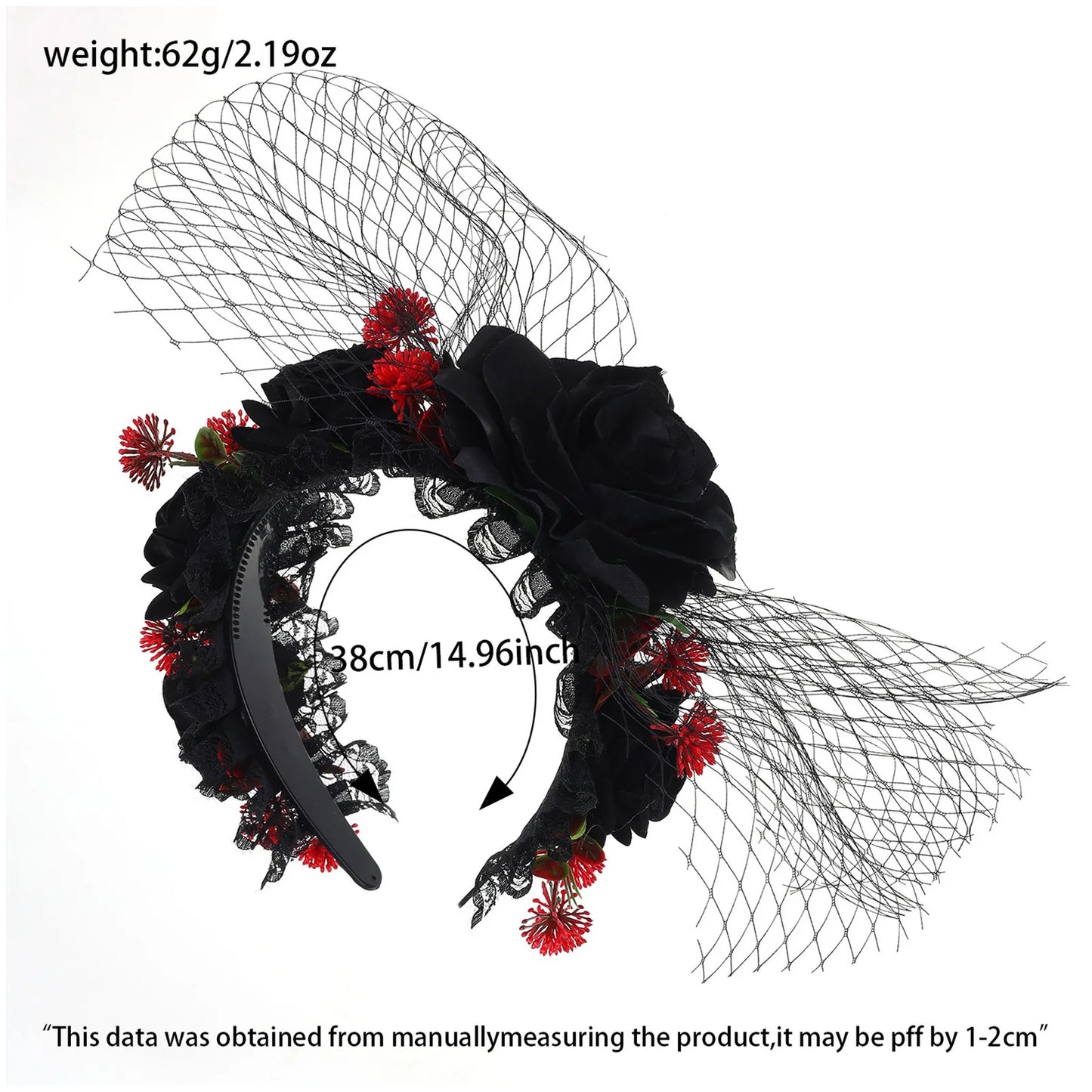 Bridal Artificial Flower Headband Wedding Hair Accessories With Comfortable Fit And Elegant Design For Various Hairstyles Peaceful Pleasures Health and Wellness