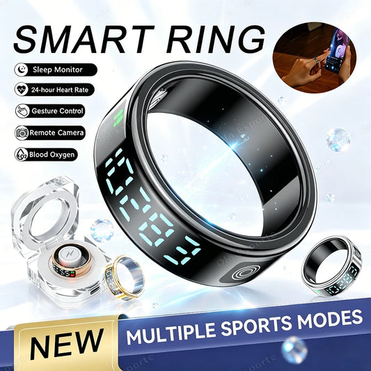 Smart Ring – Heart Rate, SpO2 & Activity Tracker | 5ATM Smart Ring Peaceful Pleasures Health and Wellness