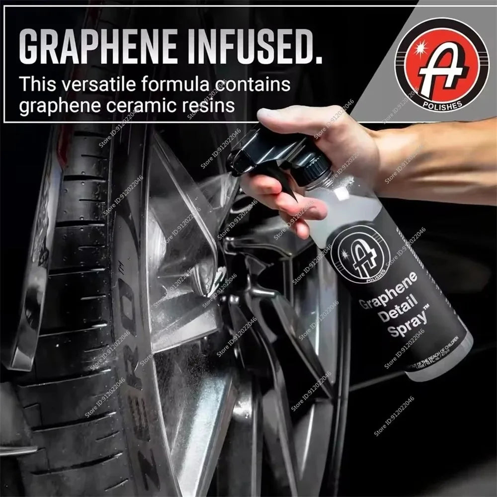 Polishes Graphene Detail Spray Extend Protection of Waxes Sealants Coatings Waterless Detailer Clay Bar Drying Aid Add Ceramic Peaceful Pleasures Health and Wellness