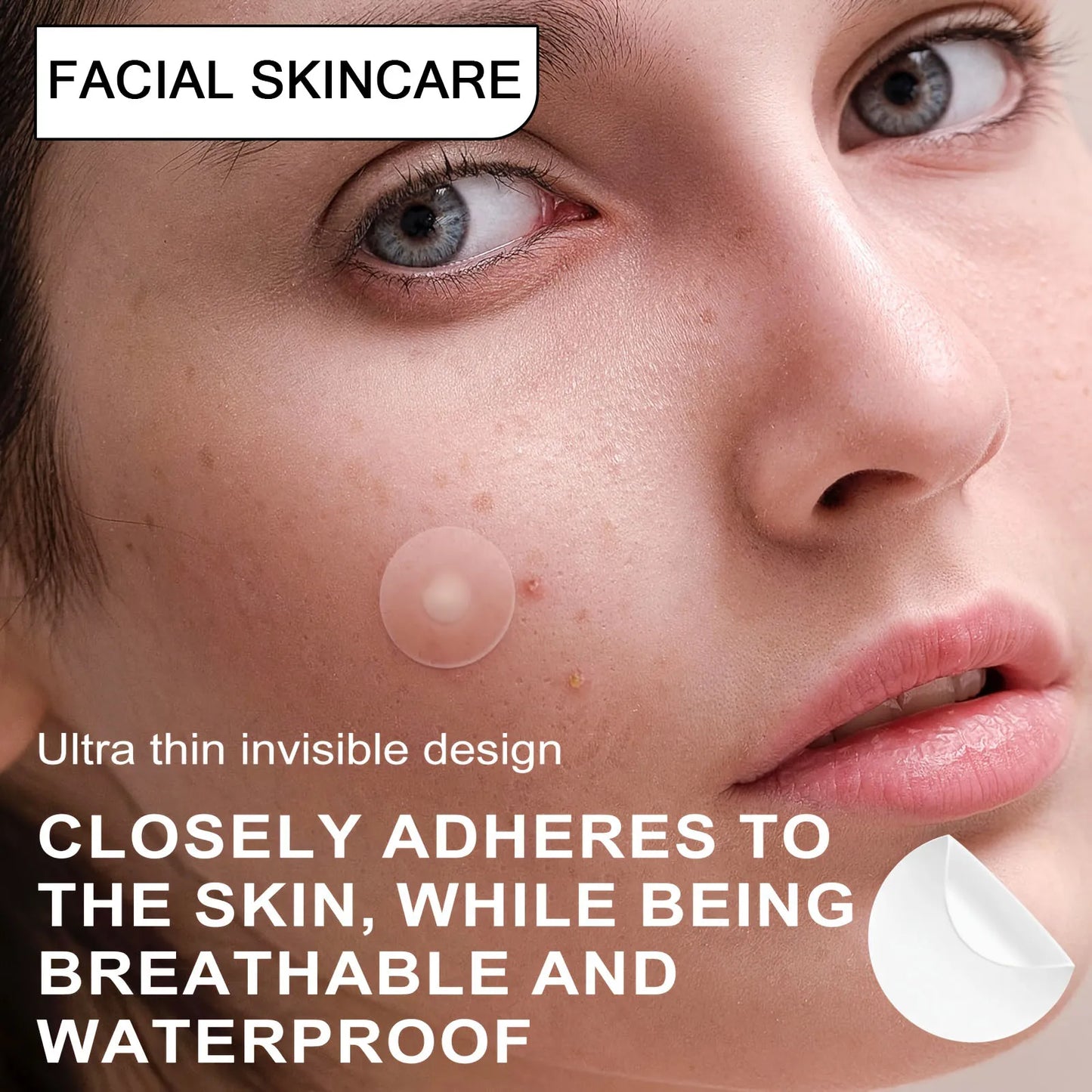 138-Pack Invisible Hydrocolloid Acne Patches – All Skin Types