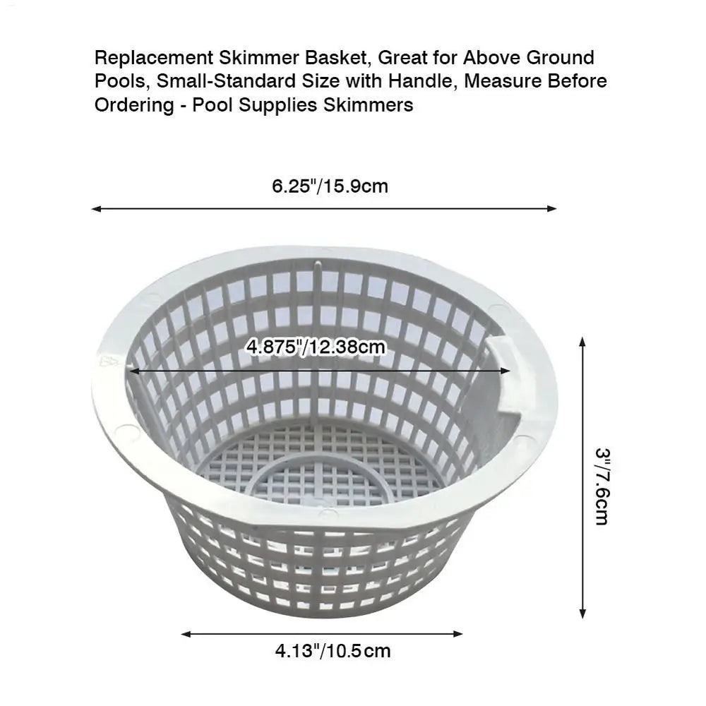 Swimming Pool Replacement Skimmer Skimmer Basket Pool Filter Basket Pool Replacement Skimmer Basket Swimming Pool Supplies Peaceful Pleasures Health and Wellness Without Handle