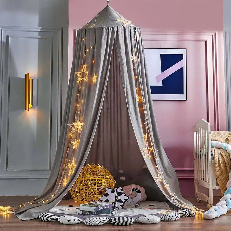 Kids Dome Bed Canopy Castle Play Tent & Mosquito Net