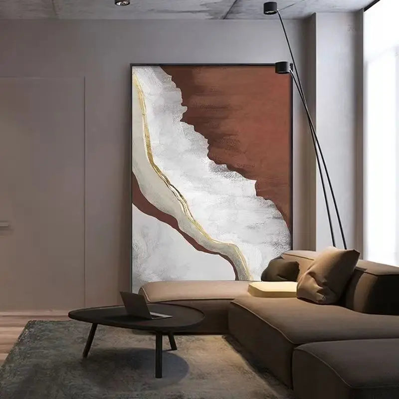 New Abstract Art Decorative Mural Canvas 100% Handmade Customizable Oil Painting Living Room Hotel Restaurant Hanging Picture Peaceful Pleasures Health and Wellness No frame 50cmx60cm