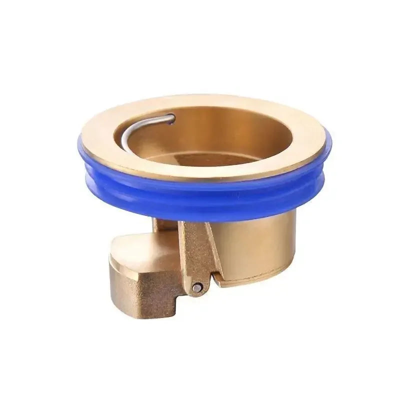 All-Brass Floor Drain Core – Odor & Insect Barrier Stopper
