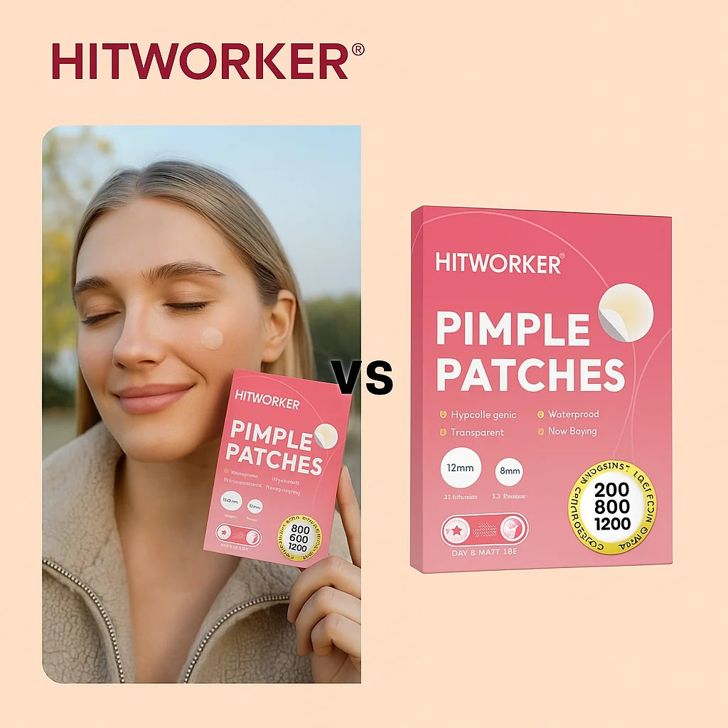 Hydrocolloid Acne Patches – Invisible, Waterproof | All Skin Types