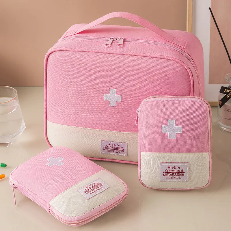 Portable First Aid Kit Bag – Travel, Outdoor & Home Emergency