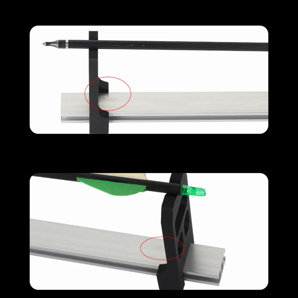 Archery Arrow Spine Tester Aluminium Alloy Accurate Measurement
