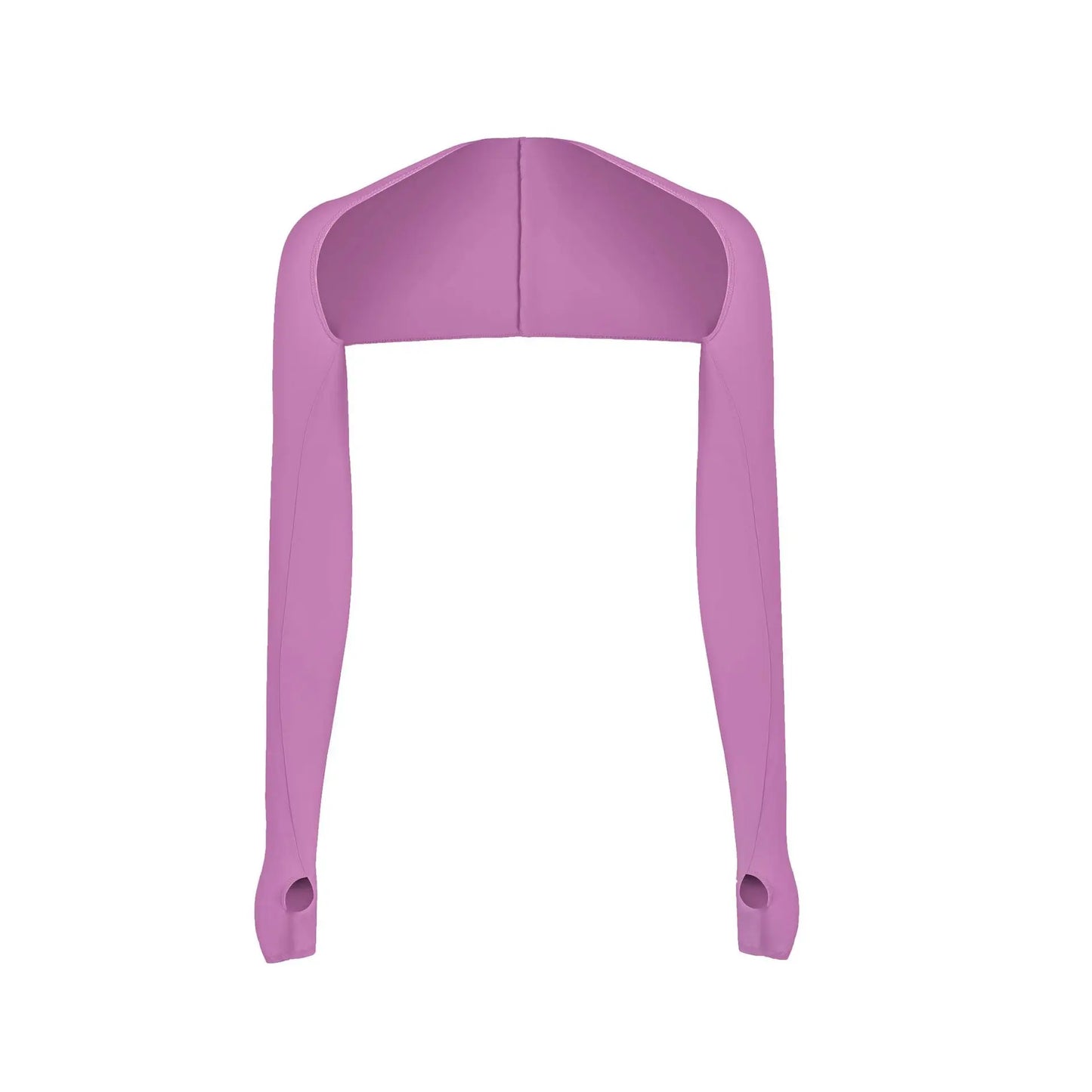 Ice Silk One Piece Shoulder Attached Ice Sleeve Women's UV-Resistant Outer Cover for Golf Sleeve Cover for Sun Protection Peaceful Pleasures Health and Wellness Purple