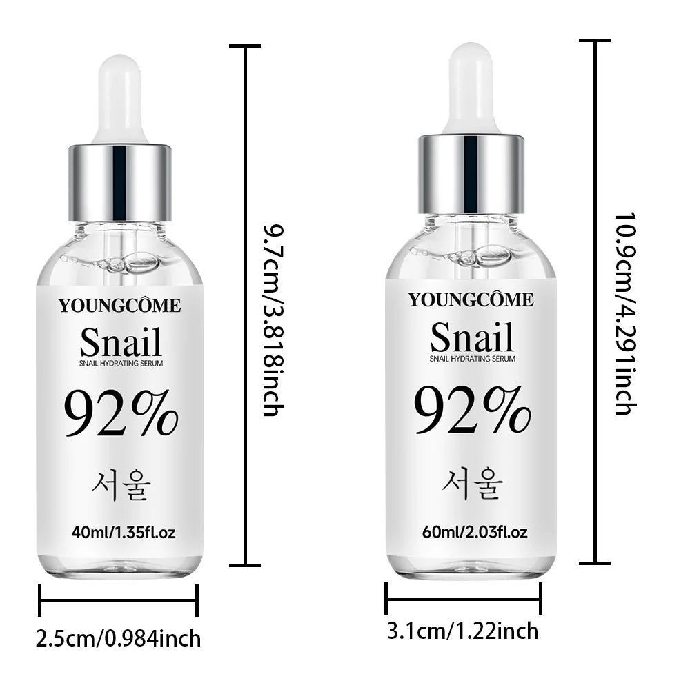 Snail Essence Fade Fine Lines Repair Skin Barrier Moisturizing Refines Pores Nourishes Anti Brighten Facial Essence Peaceful Pleasures Health and Wellness 60ml
