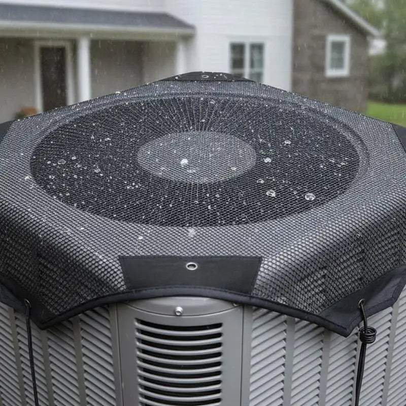 Outdoor AC Unit Top Cover | Mesh, Weatherproof & Adjustable