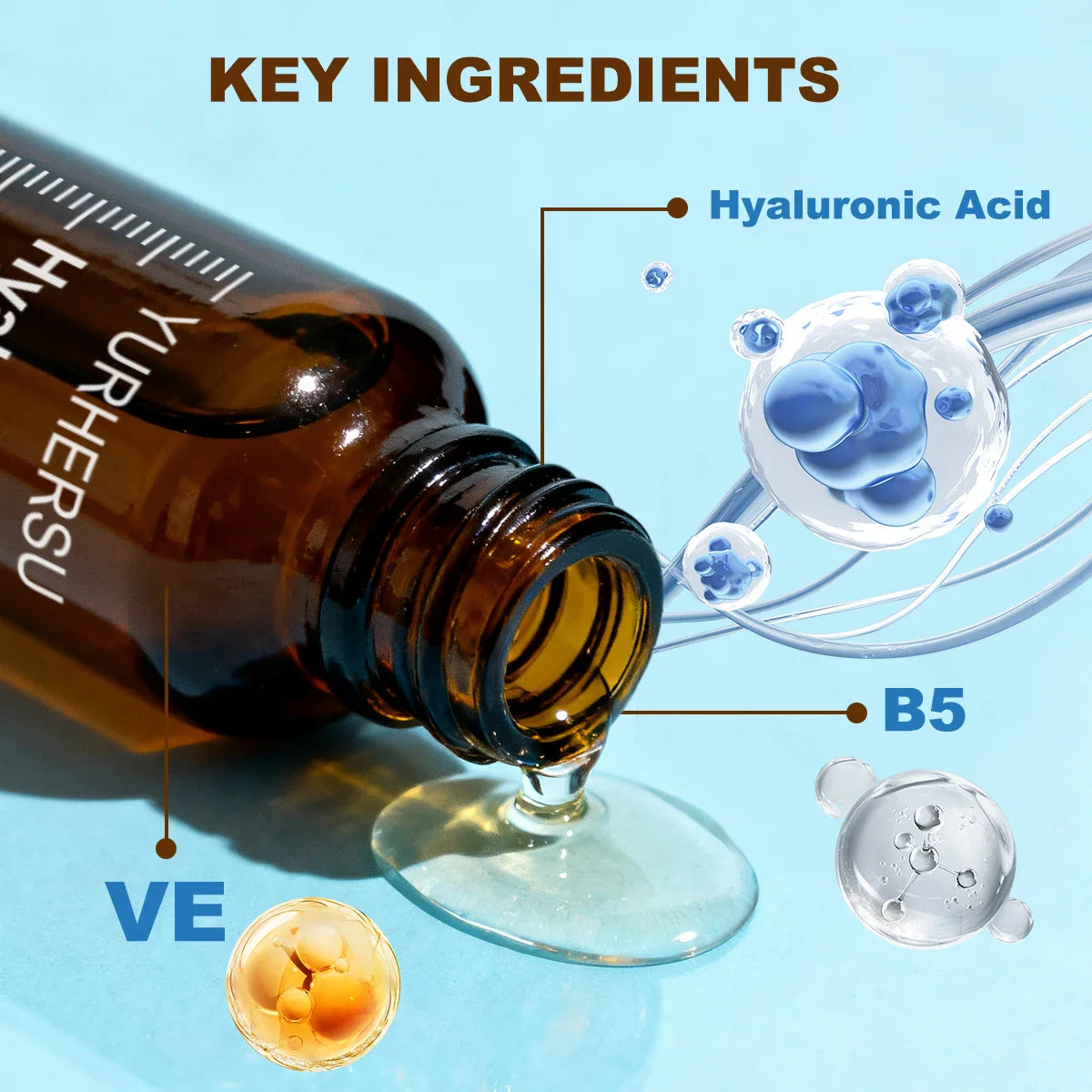 3% Hyaluronic Acid Face Serum 1oz – Hydrating & Plumping