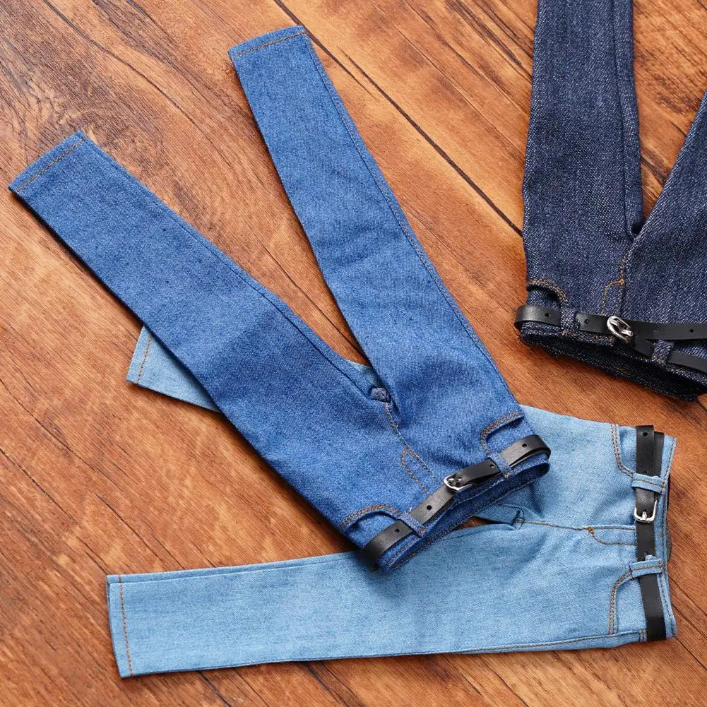 1/6 Scale Jeans 12" Scale Pants Doll Pants Man Doll Clothes Peaceful Pleasures Health and Wellness