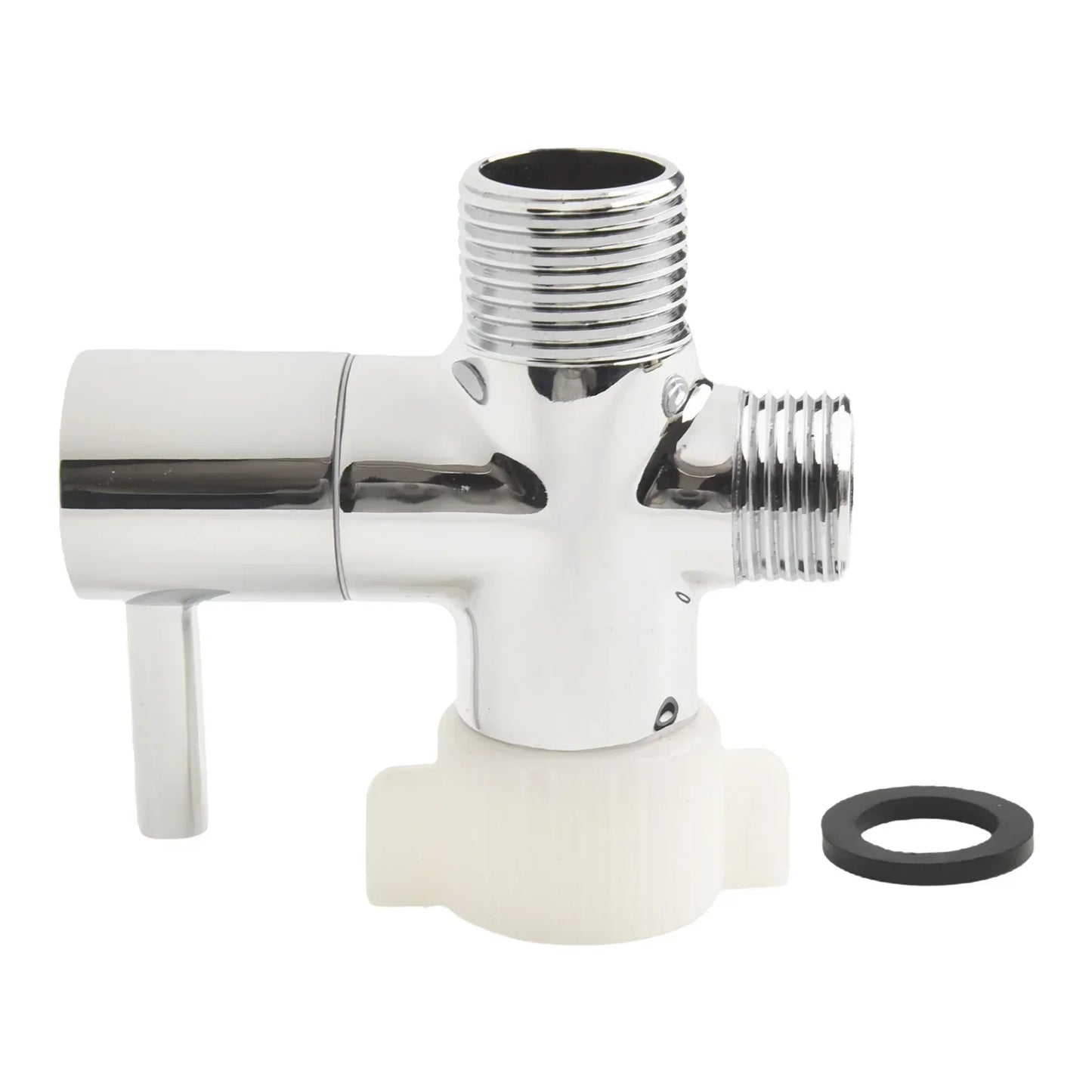Brass Bidet T-Adapter Chrome Tee Valve – Toilet Sprayer Connector