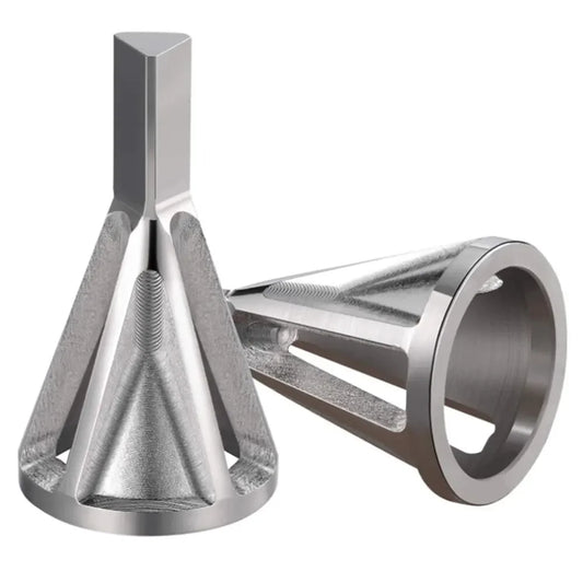 High-Speed Steel Deburring And Chamfering Tools Hexagonal Threaded Edges Power Drill Stainless Steel Drilling Triangle Shanks Peaceful Pleasures Health and Wellness Silver