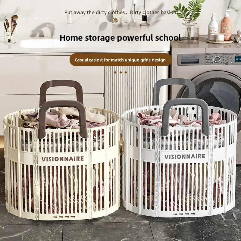 Extra Large Foldable Laundry Hamper – Collapsible Clothes Basket