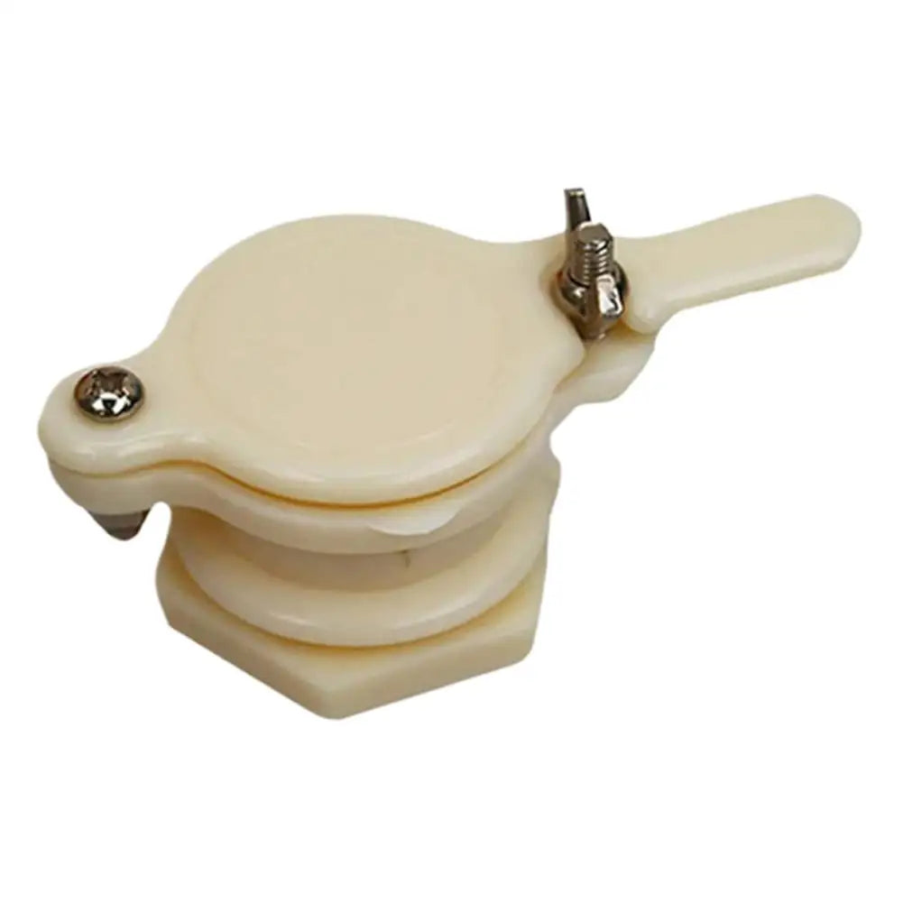 Bee Honey Faucet Gate Valve Extractor High-strength Nylon Flow Honey Mouth Healthy Safe Separator Beekeeping Tool Accessories Peaceful Pleasures Health and Wellness White