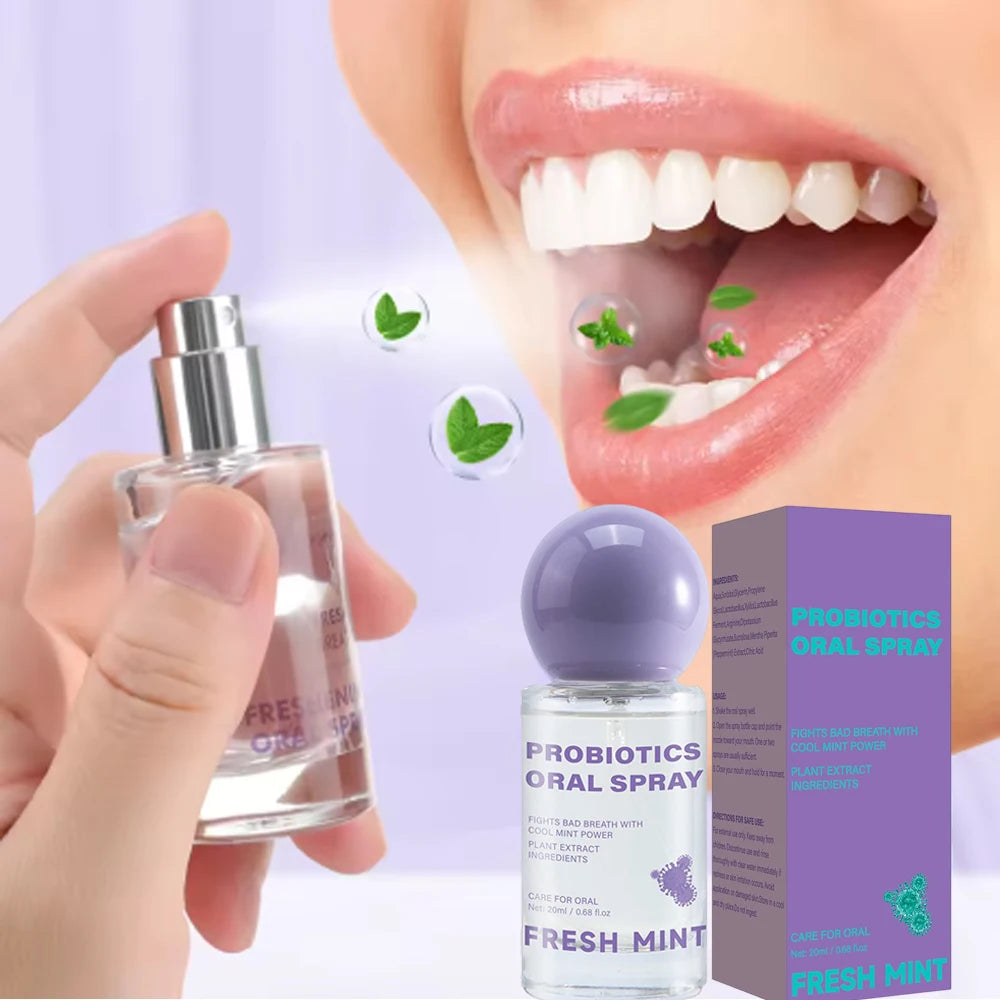 Fresh Mint Oral Breath Freshener Spray 3-Pack | SAUVASINE