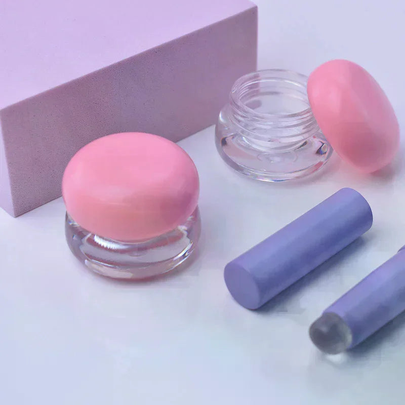 5g Mini Cosmetic Empty Jar Pots Makeup Skincare Container Face Cream Box Lip Balm Box Refillable Lips Glaze Container Travel Peaceful Pleasures Health and Wellness