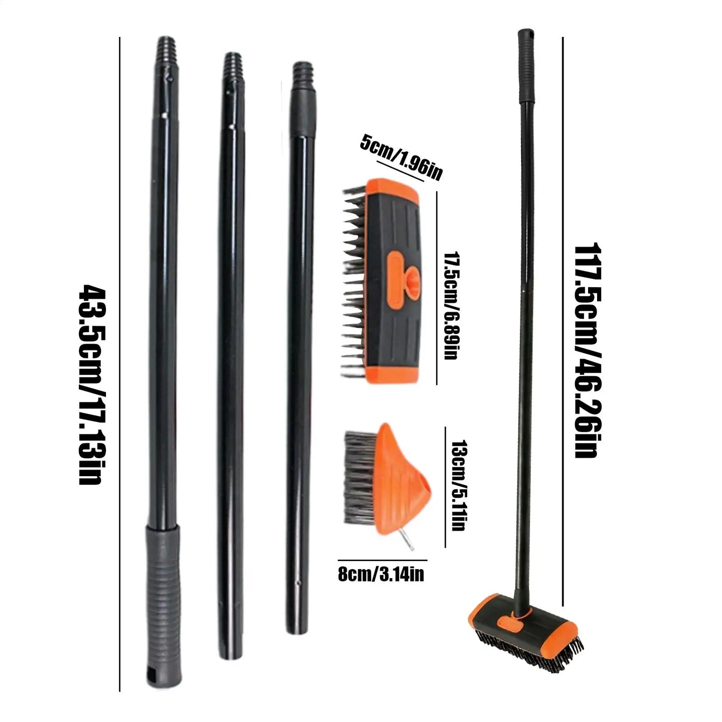 Crack & Crevice Grass Remover Tool Kit – Lawn & Driveway Brush Lawn Weeding Tool Peaceful Pleasures Health and Wellness