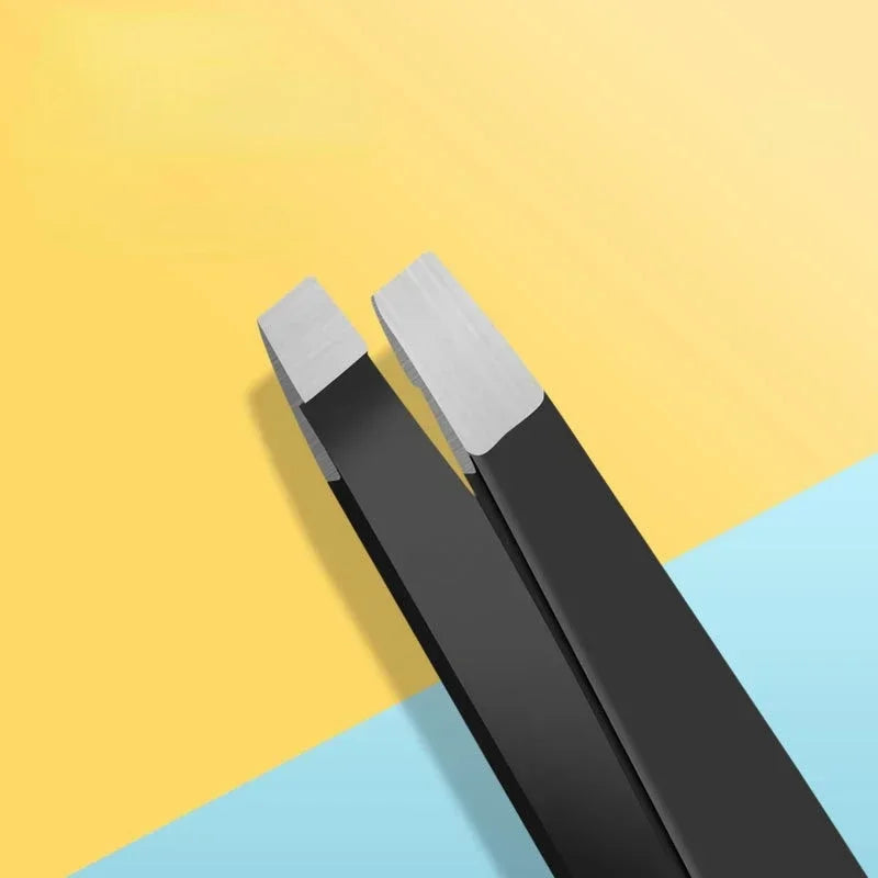 Stainless Steel Eyebrow Tweezers – Precision Brow & Face Tool