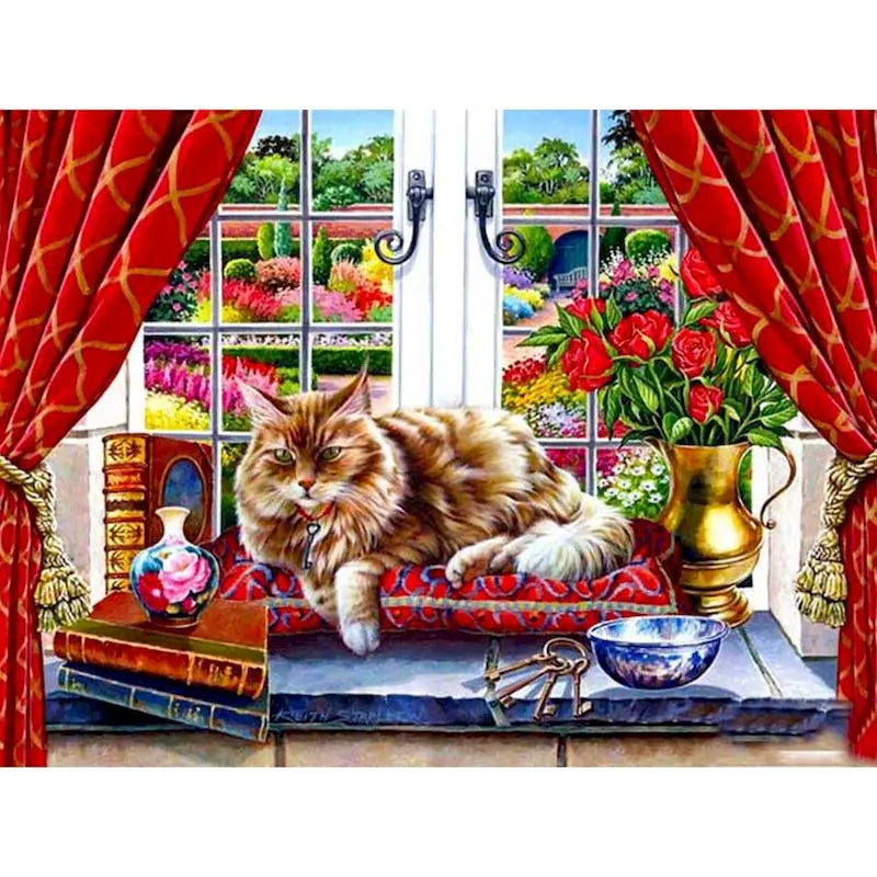 GATYZTORY 60x75cm Paint by Numbers Kit – Landscape Canvas