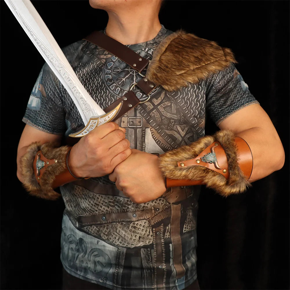 Halloween Props Medieval Warrior Women Armour Costume Cosplay LARP
