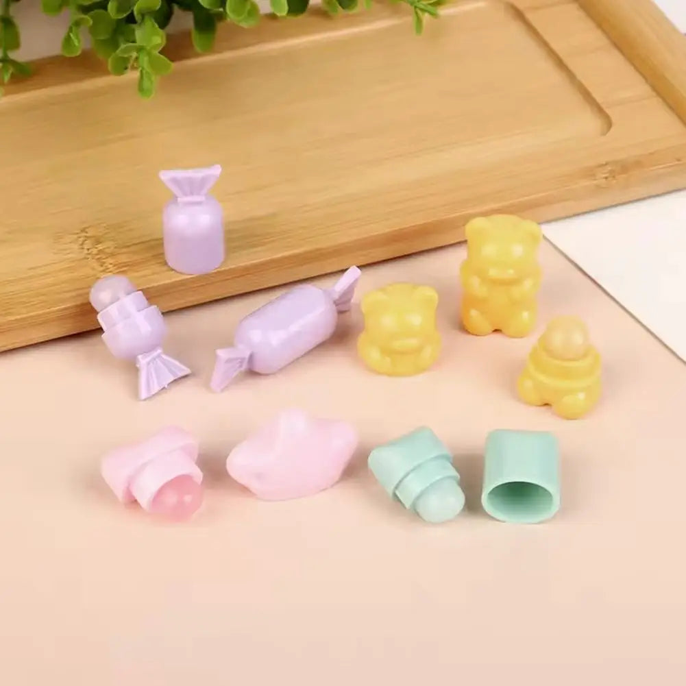 Cute Bear Mini Silicone Lip Brush – Portable Concealer Tool