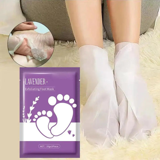 Lavender Exfoliating Foot Mask – Moisturizing & Smoothing Exfoliating Foot Mask Oasis Select