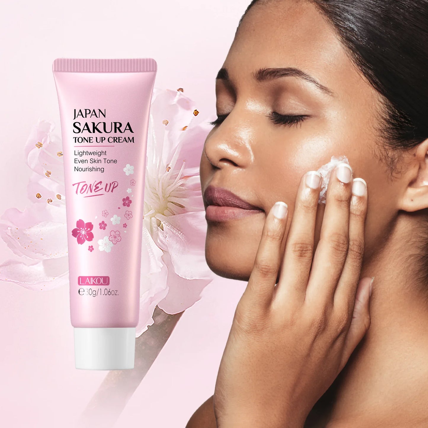 SAKURA 5-Piece Facial Skincare Set – Eye Cream, Mask & More