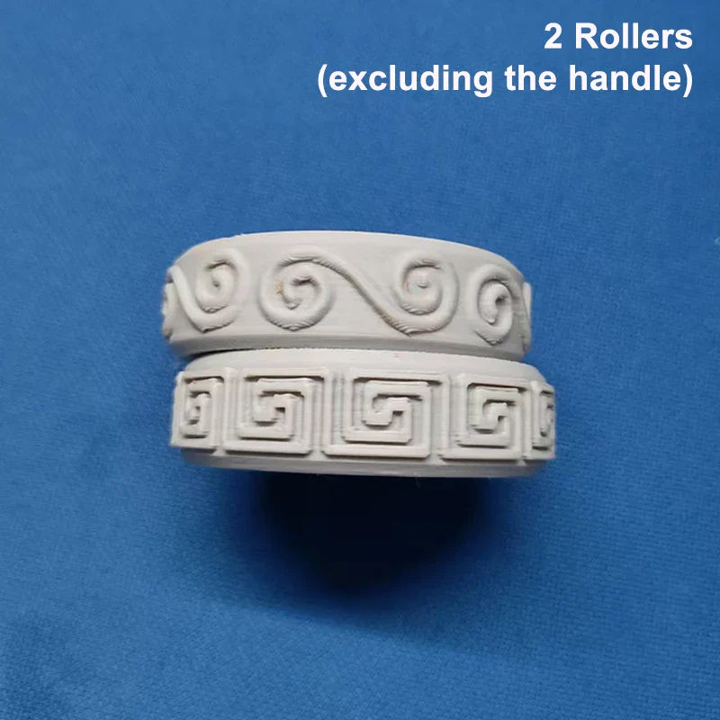 Egyptian Clay Texture Roller Stamp – Pottery & DIY Craft Tool