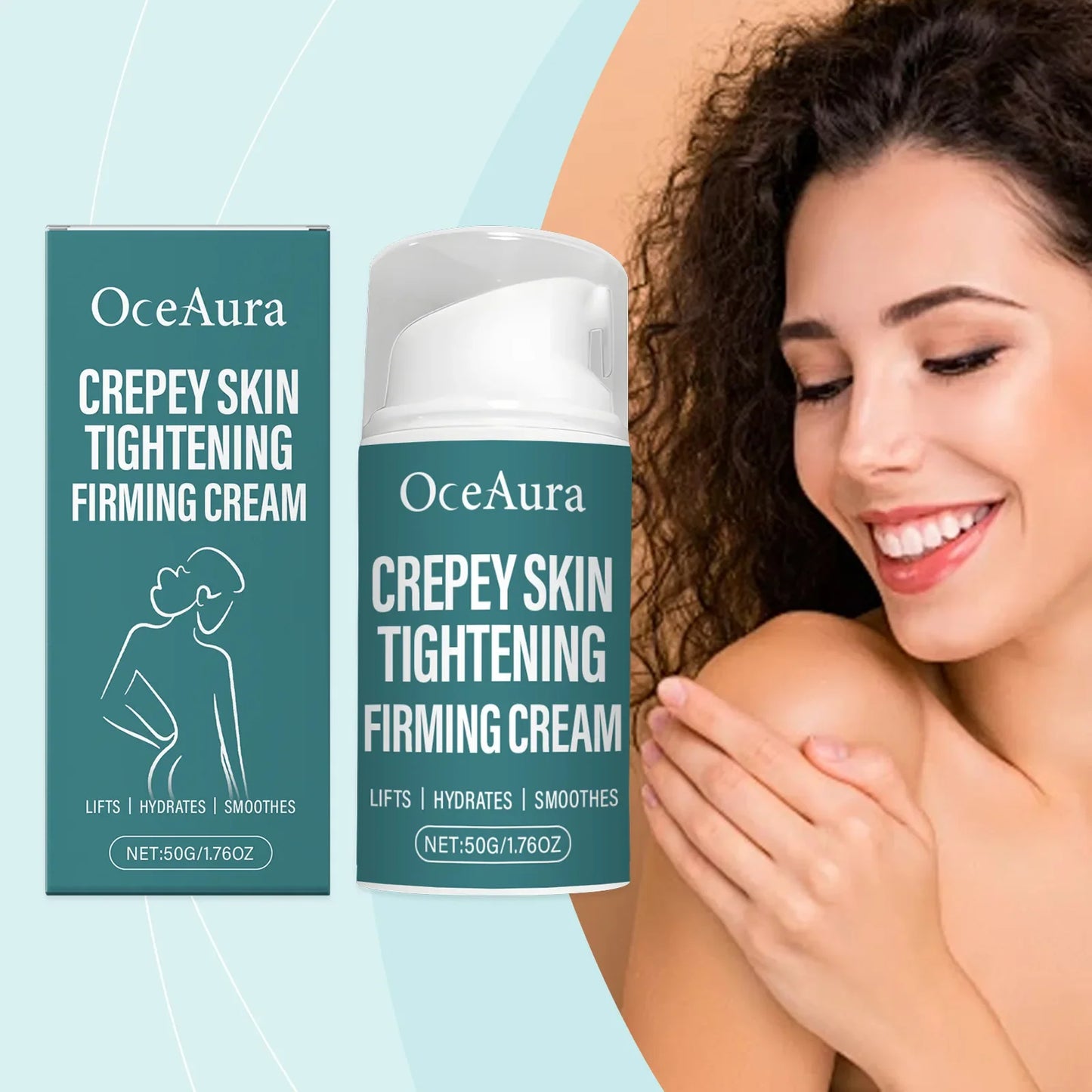 OceAura Skin Firming Cream – Anti-Aging Body Tightening Lotion