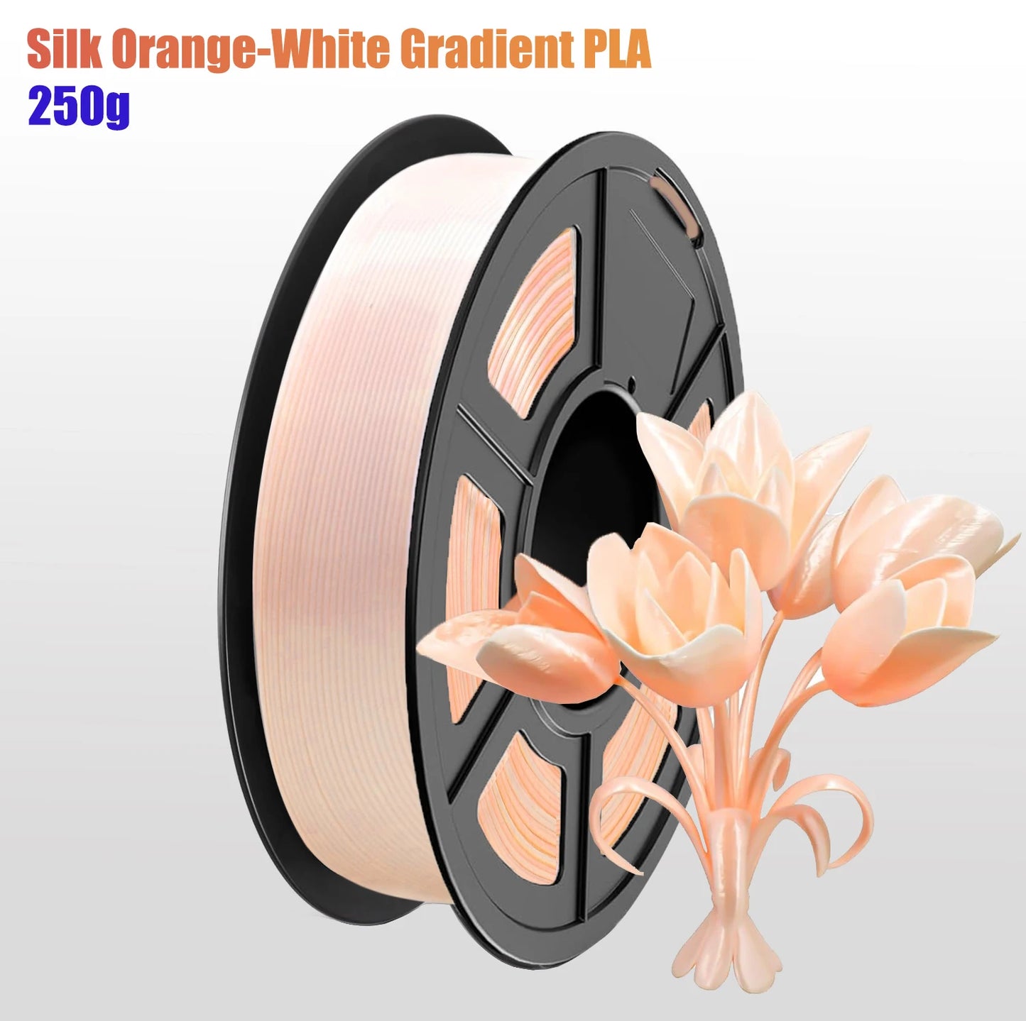 DINGSUN 3D 1.75mm Gradient Silk PLA Filament ±0.02mm | 200g–1kg