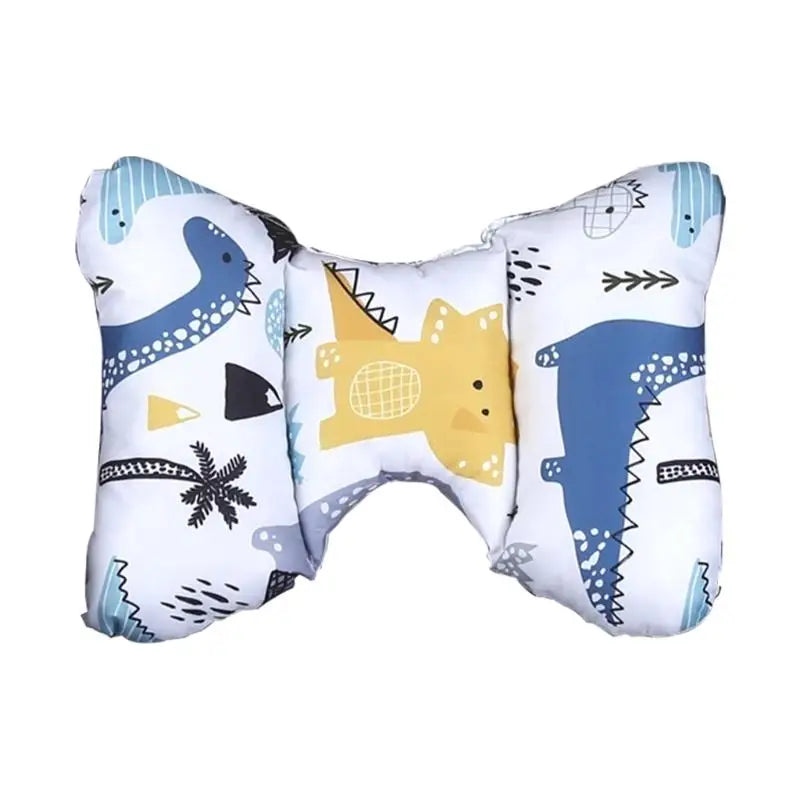 Infant Neck Support Pillow – Breathable Cotton Stroller & Car