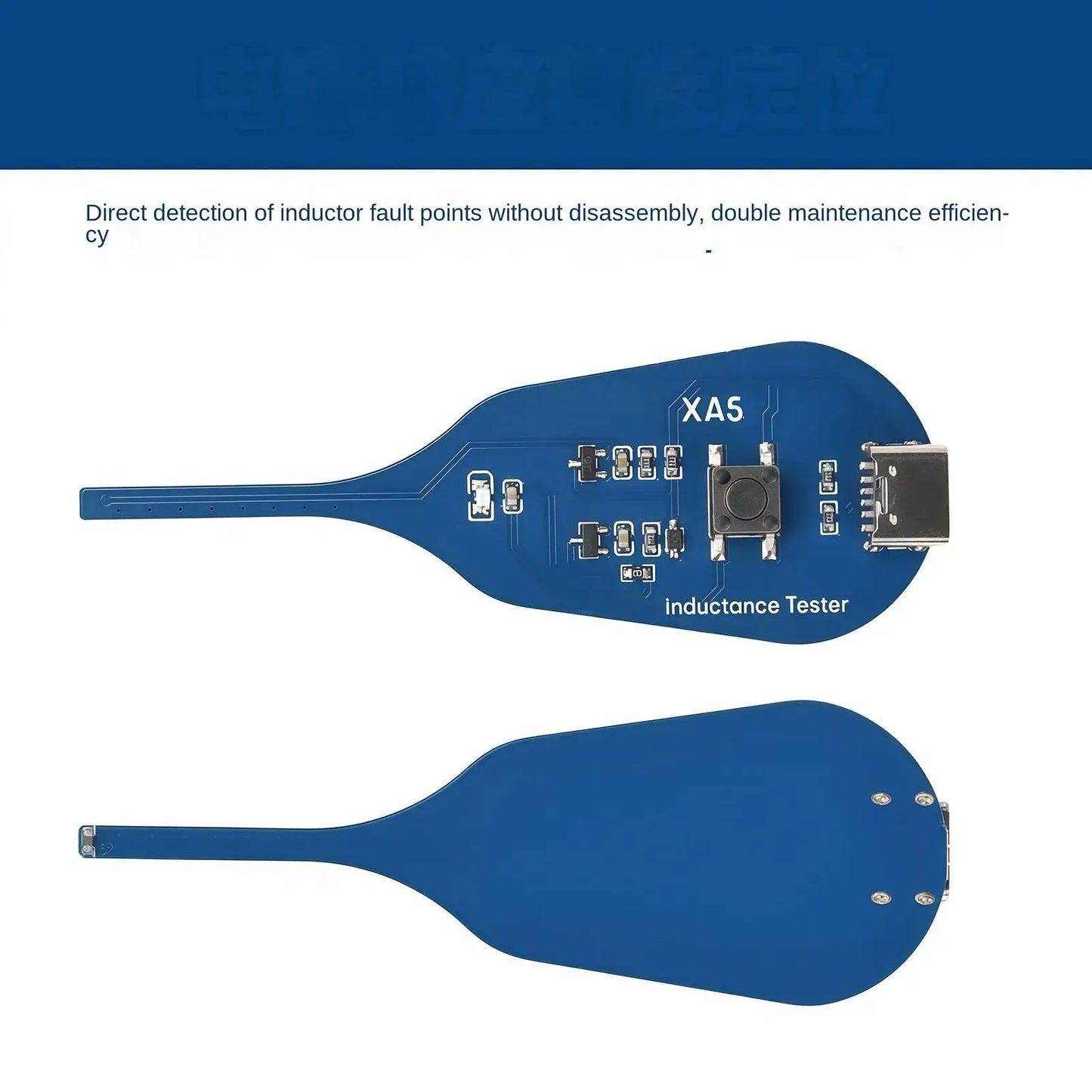 Motherboard Coil Tester Accurate Inductor Detector Fault Detection Tool for Car Home Automotive Electronics Computer Bench Peaceful Pleasures Health and Wellness