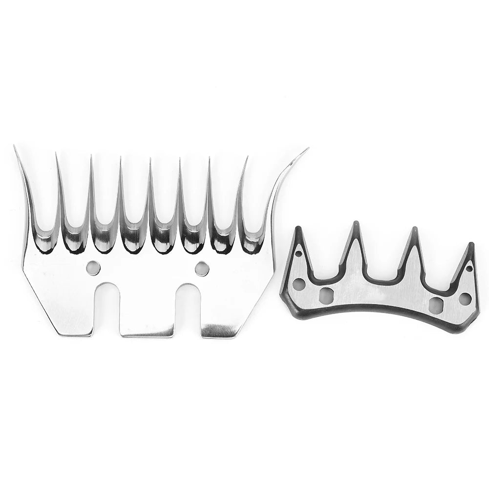 Goat Shear Blade Stainless Steel Sheep Clippers Blade High Hardness Cutting Shearing Cutter Replacement Shearing Cutting Blade Peaceful Pleasures Health and Wellness D