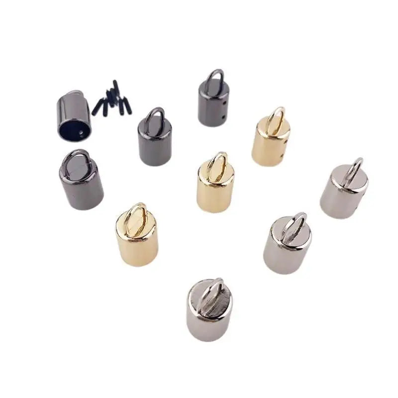10Pcs 15mm Stainless Steel Cord End Locks | Bag DIY Hardware