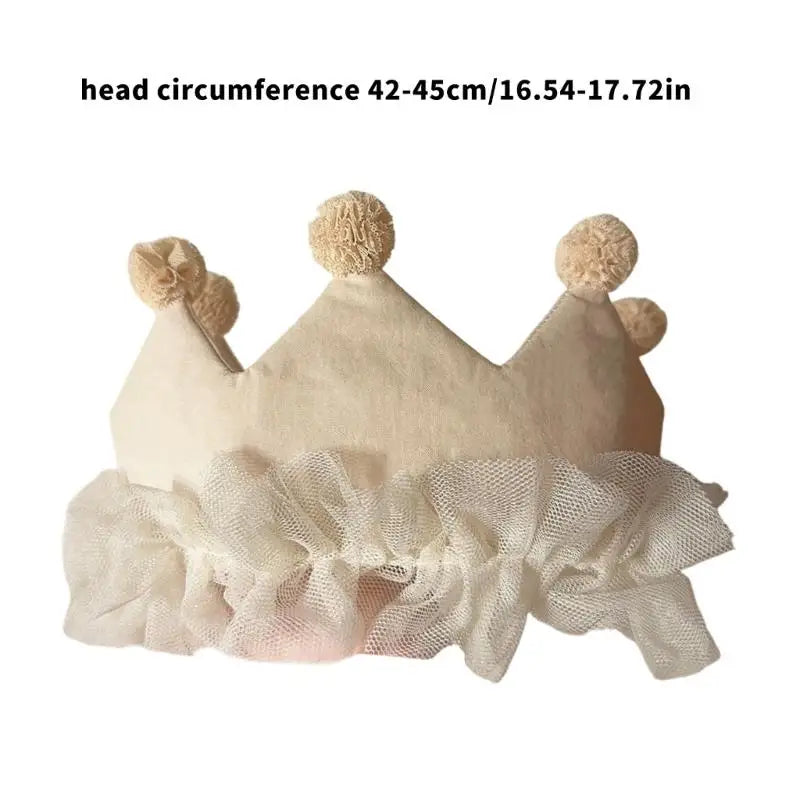 Baby Girl Crown Headband | 100 Days Birthday Photo Prop
