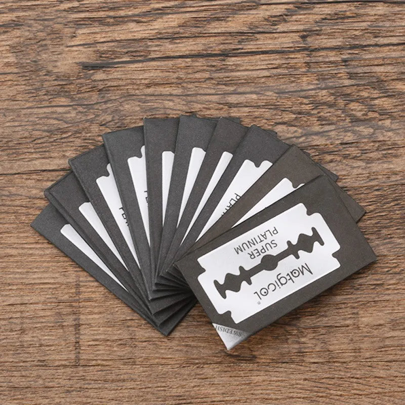 100-Pack Double Edge Safety Razor Blades | Stainless Steel