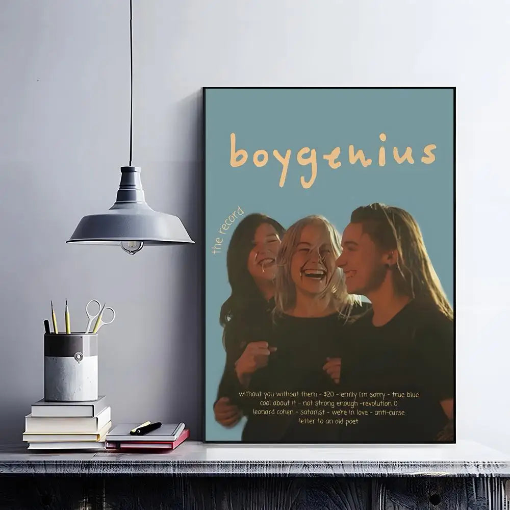 Phoebe Bridgers Poster – HD Waterproof Self-Adhesive Wall Art Music Wall Poster Peaceful Pleasures Health and Wellness Black15 21X30cmNoframe
