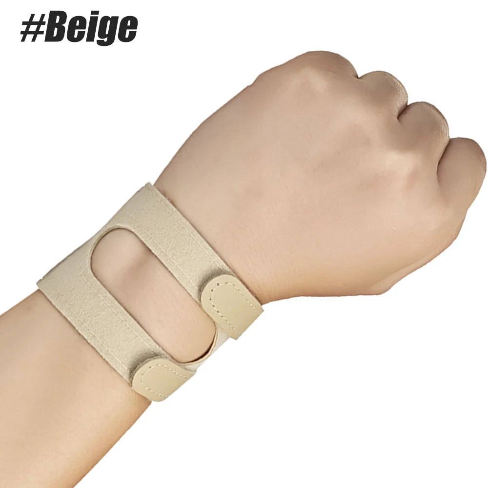 1PC Wrist Wraps for Men Women Adjustable Compression Wrist Brace for Carpal Tunnel,Lifting Straps Wrist Bands for Weightlifting Peaceful Pleasures Health and Wellness Beige-1PCS