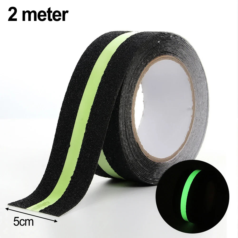 Glow in Dark Anti-Slip Grip Tape for Stairs & Steps | 2M/5M