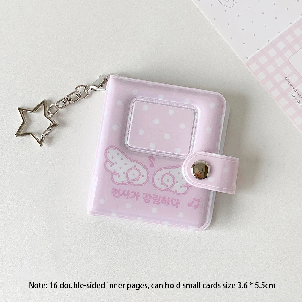 Ins Little Wings Mini Album Student Headstick ID Photo Storage Star